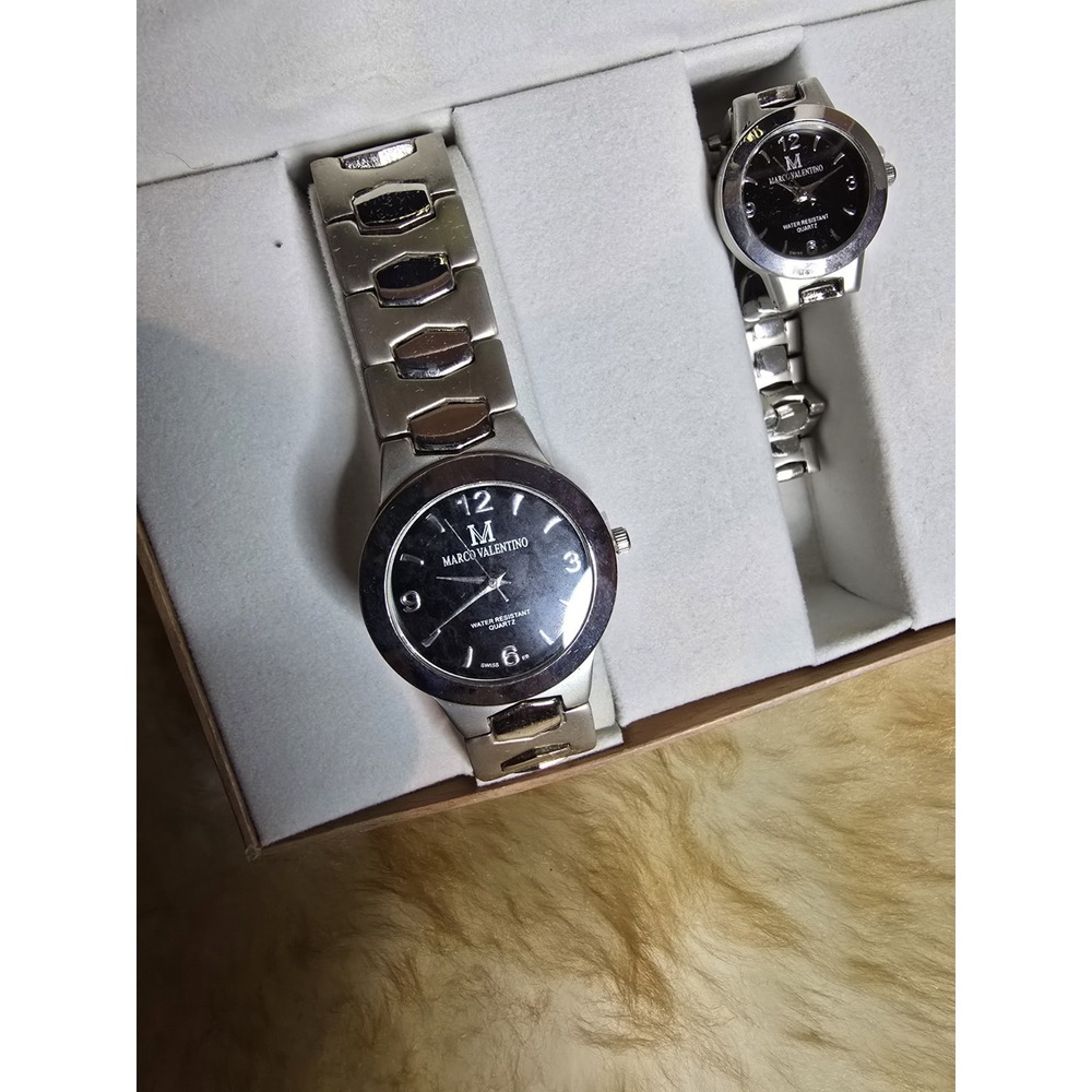 MARCO VALENTINO mens and women's set of Watches with Box - Picture 4 of 4
